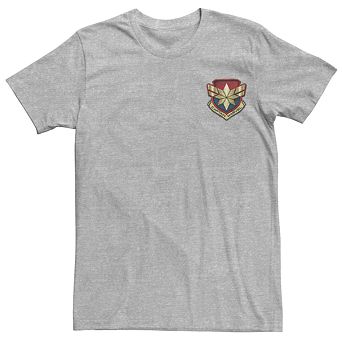 Men's Marvel "Captain Marvel" Logo Patch Tee