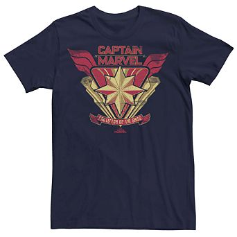 Men's Marvel Captain Marvel "Protector Of The Skies" Logo Tee