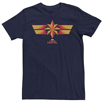Men's Marvel Captain Marvel Retro Costume Logo Tee