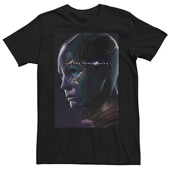 Men's Marvel Avengers Nebula Avenge The Fallen Portrait Tee