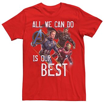 Men's Marvel Avengers Captain America Thor Iron Man Our Best Tee
