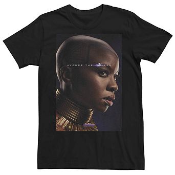 Men's Marvel Avengers Okoye "Avenge The Fallen" Portrait Tee