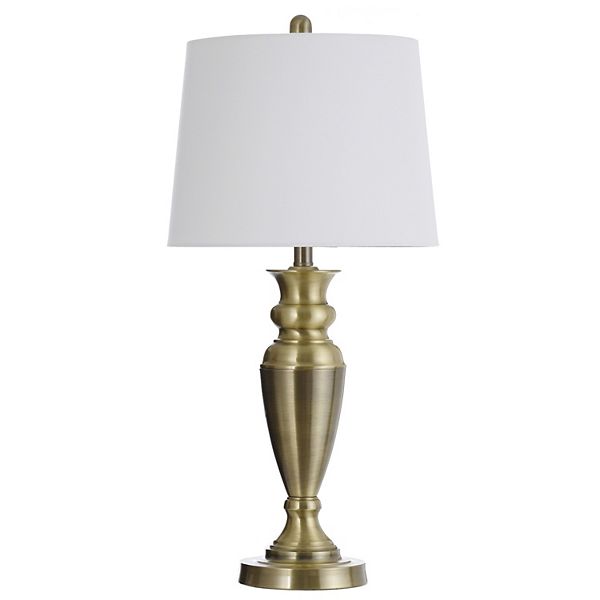 Brushed Nickel Table Lamp 2 Piece Set, Brushed Nickel Table Lamps Set Of 2