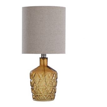 Textured Glass Table Lamp