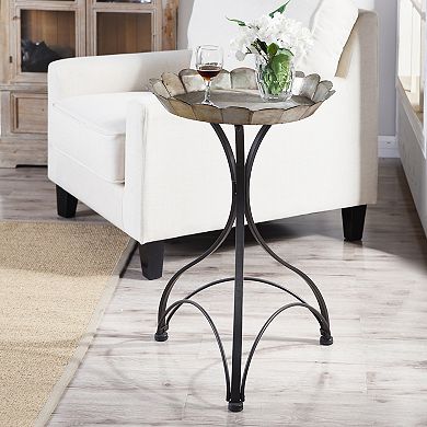 Style Craft 15"W Petal Tripod Accent Table