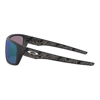 Men's Oakley OO9367 60mm Drop Point Rectangle Mirrored Sunglasses