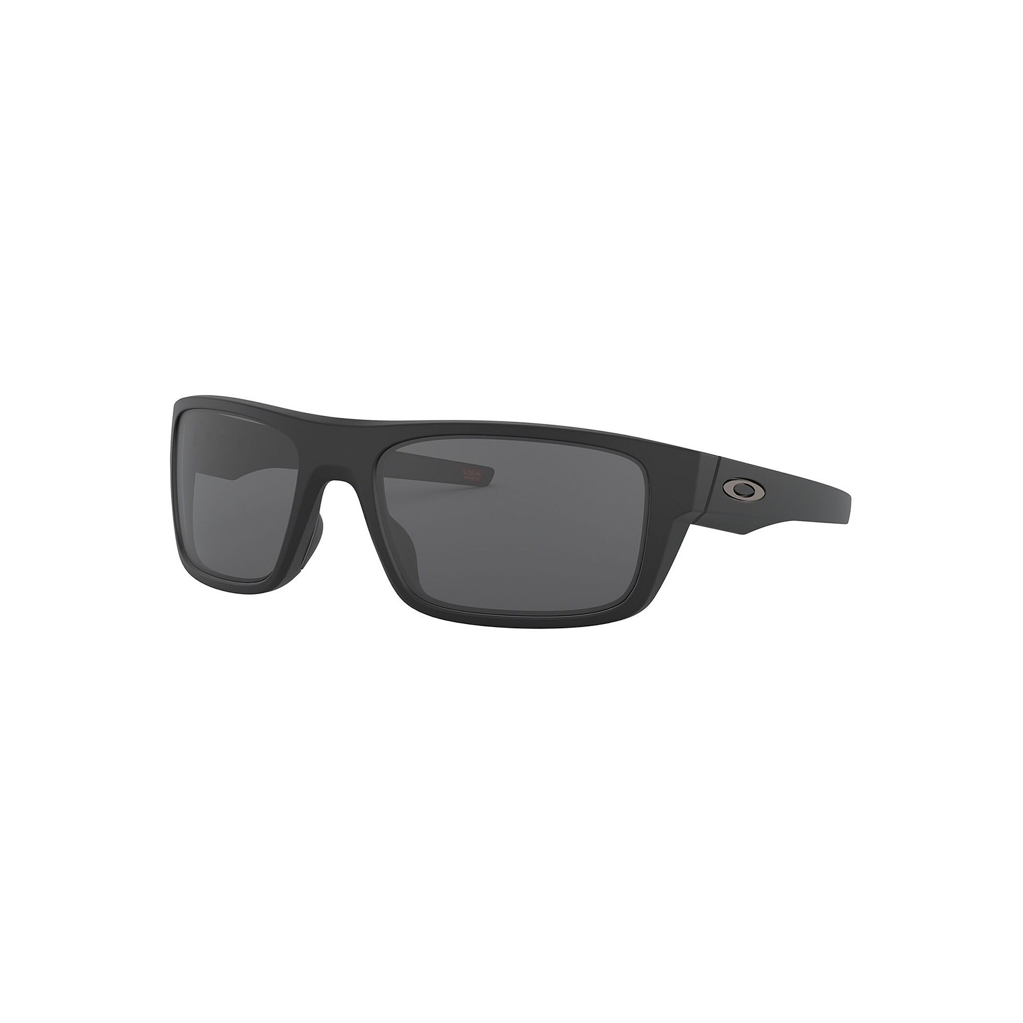 Mens Oakley OO9367 60mm Drop Point Rectangle Sunglasses, Black