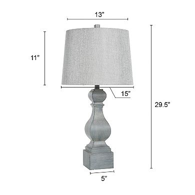 Distressed Table Lamp