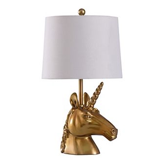 Unicorn Gold Finish Table Lamp