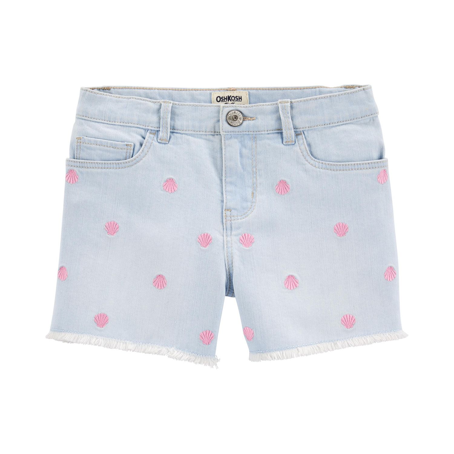 girls stretch denim shorts