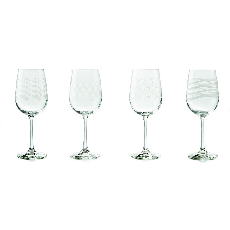 UPC 031009412587 product image for Libbey Adorn 4-pc. Wine Glass Set, Multicolor | upcitemdb.com