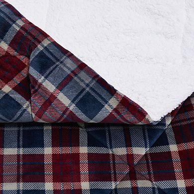 Truly Soft Cuddle Warmth Printed Plaid Comforter Set