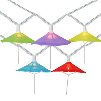 Multi-Colored Umbrella Shaped String Lights