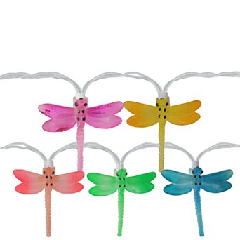 10-Light Dragonfly Garden String Lights