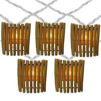 10-Light Bamboo String Lights