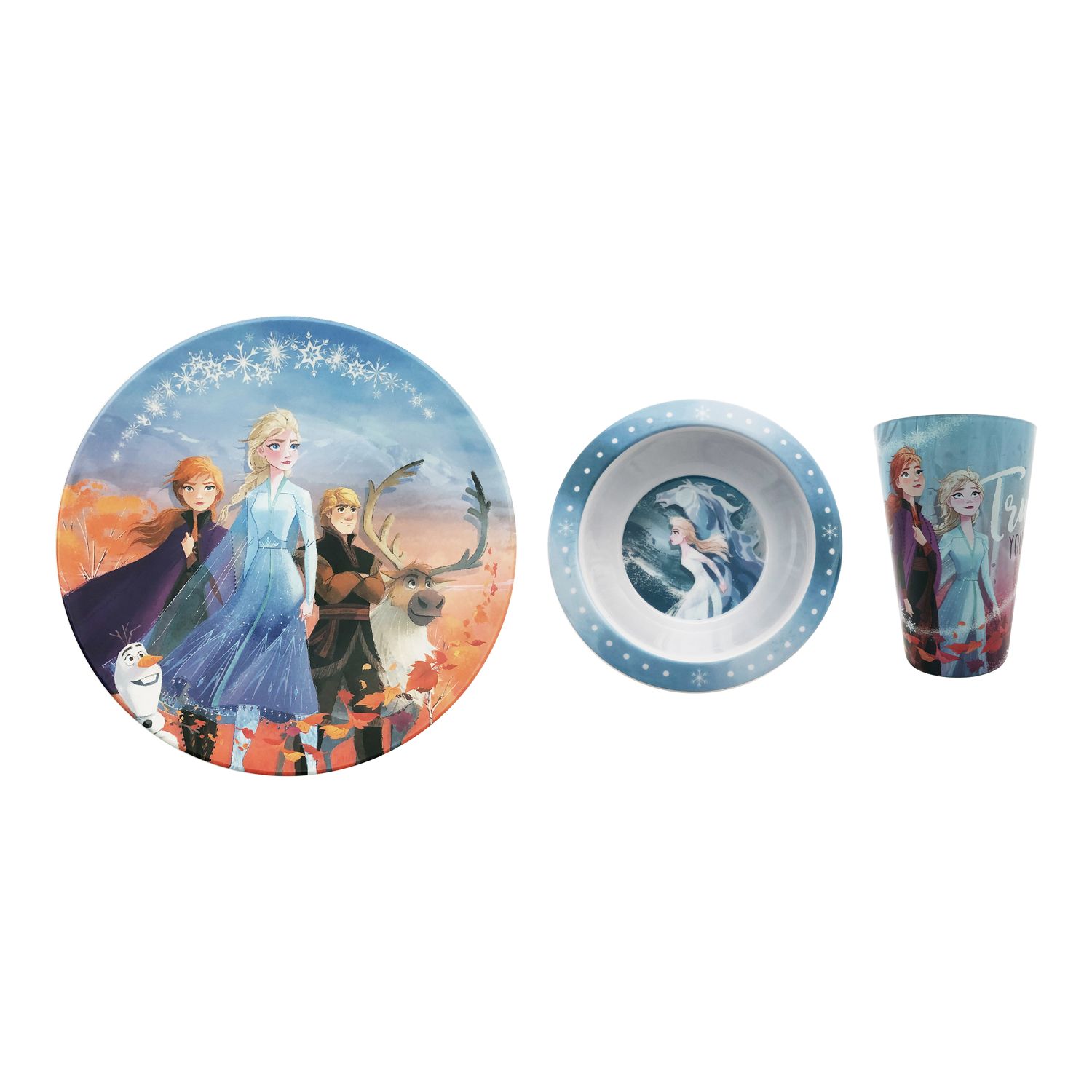 frozen 2 dinnerware set