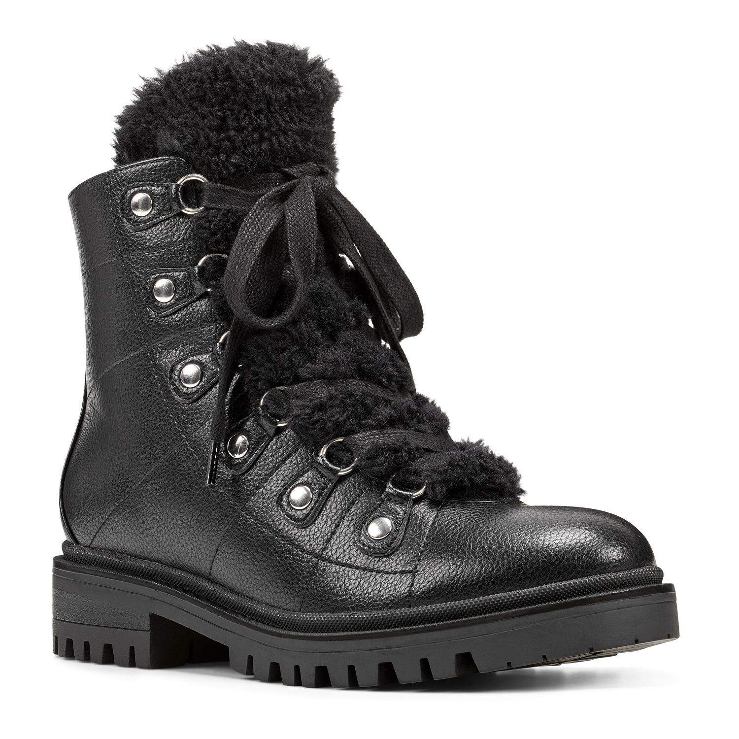 nine west black boots