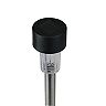 9.5" Black Outdoor LED Solar Light Lawn Stake