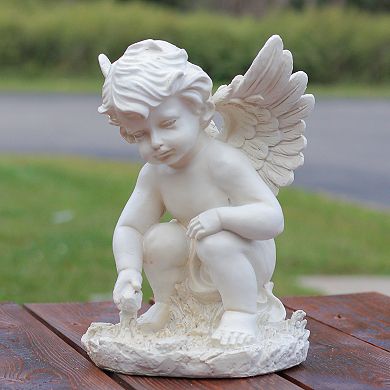Northlight Sitting Cherub Angel Garden Statue