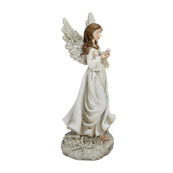 Northlight Serene Angel With Dove Statue