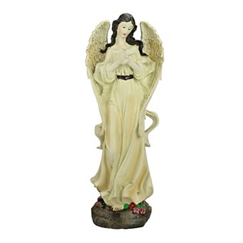 Northlight Heavenly "Peace and Love" Angel with Dove Statue