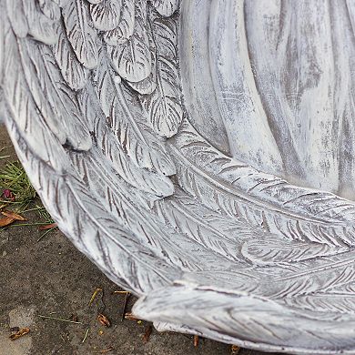 Northlight Decorative Angel Child Wrapped in Wings Statue