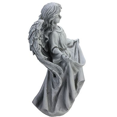 Angel Bird Feeder Indoor / Outdoor Garden Statue Floor Decor