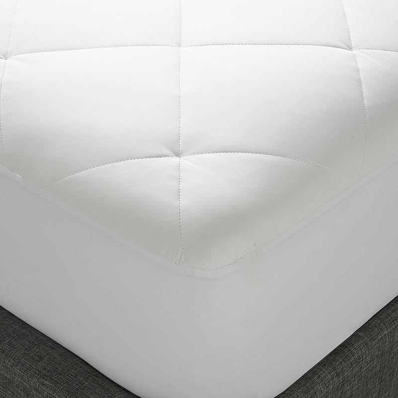 Serta Total Protection Mattress Pad, White, Queen