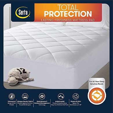 Serta Total Protection Waterproof Mattress Pad