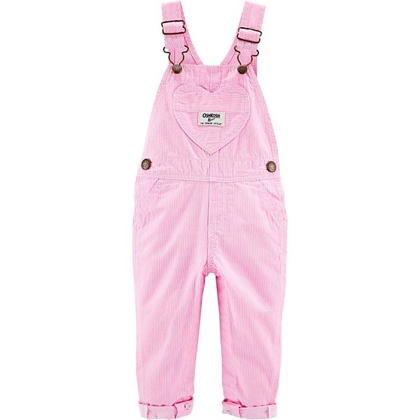 Baby Girl OshKosh B'gosh® Hickory Striped Overalls