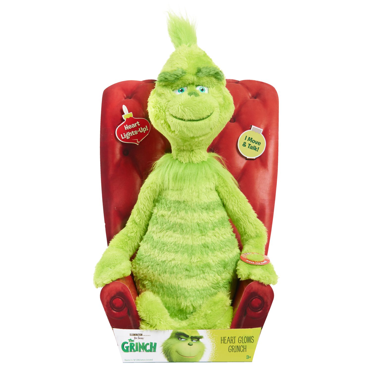 baby grinch plush doll