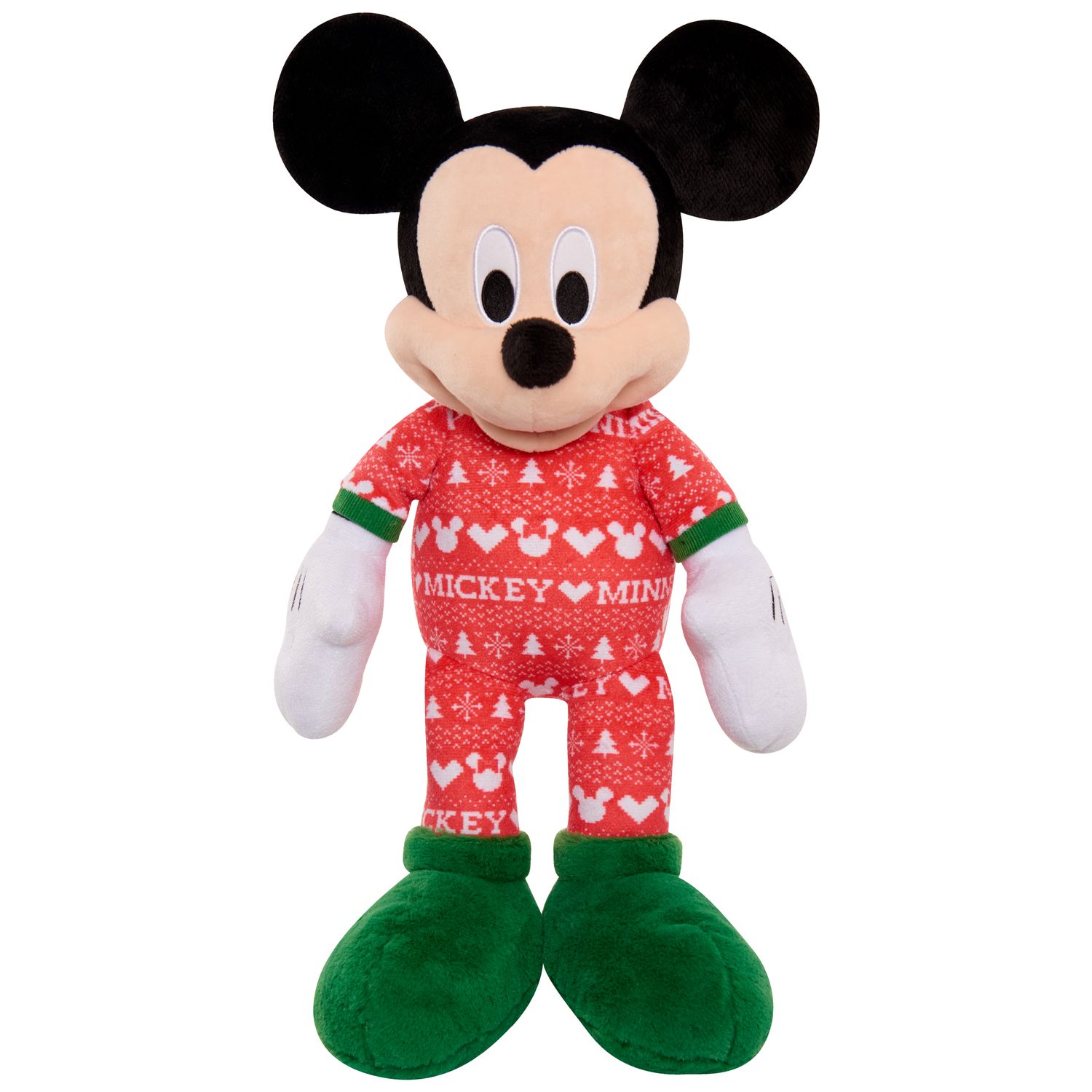 mickey holiday plush