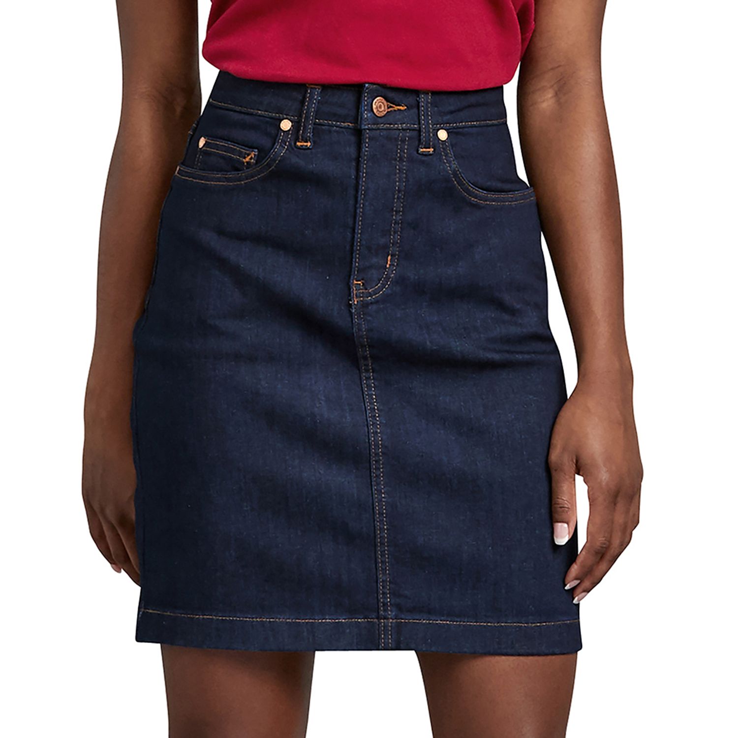 dickies denim skirt