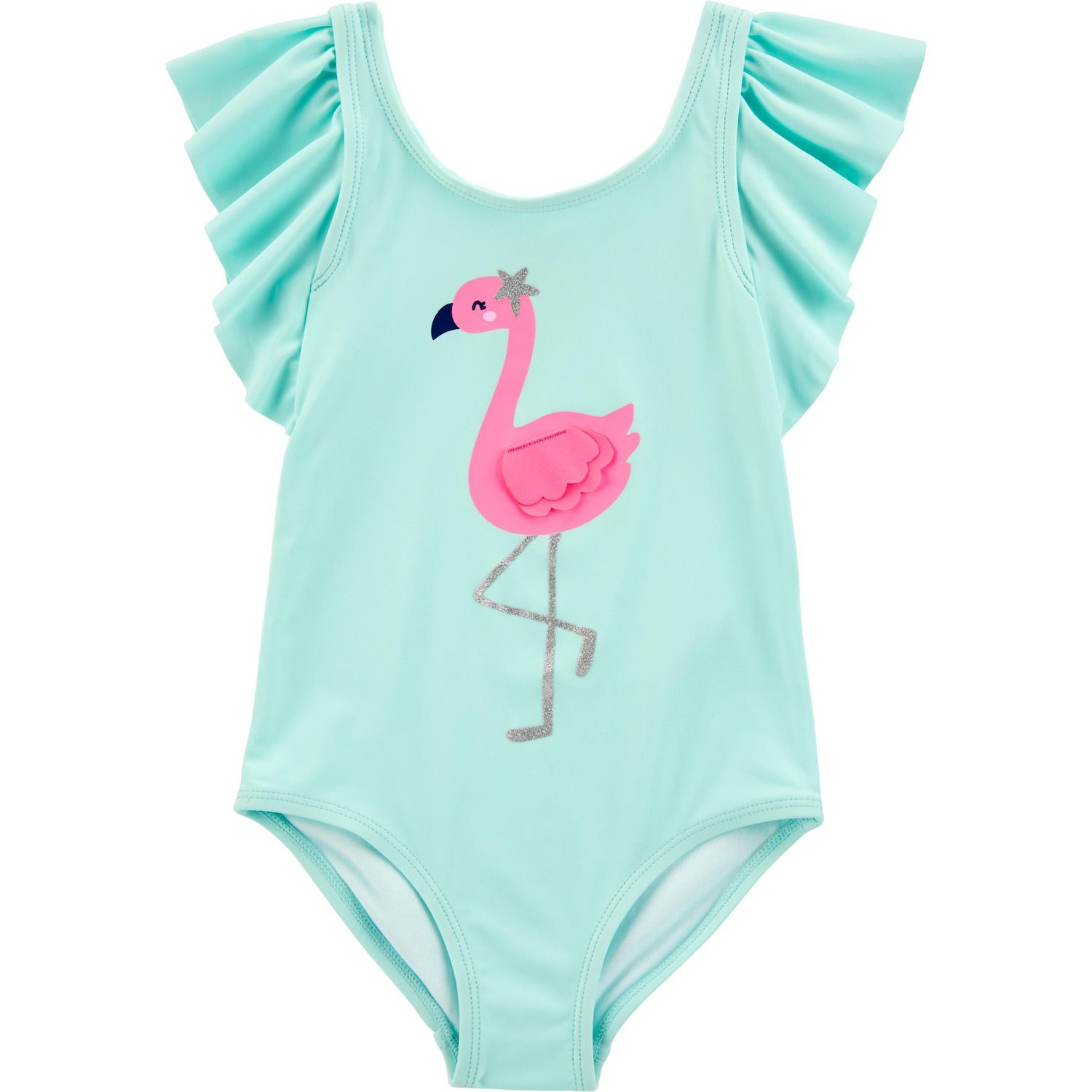 baby flamingo swimsuit