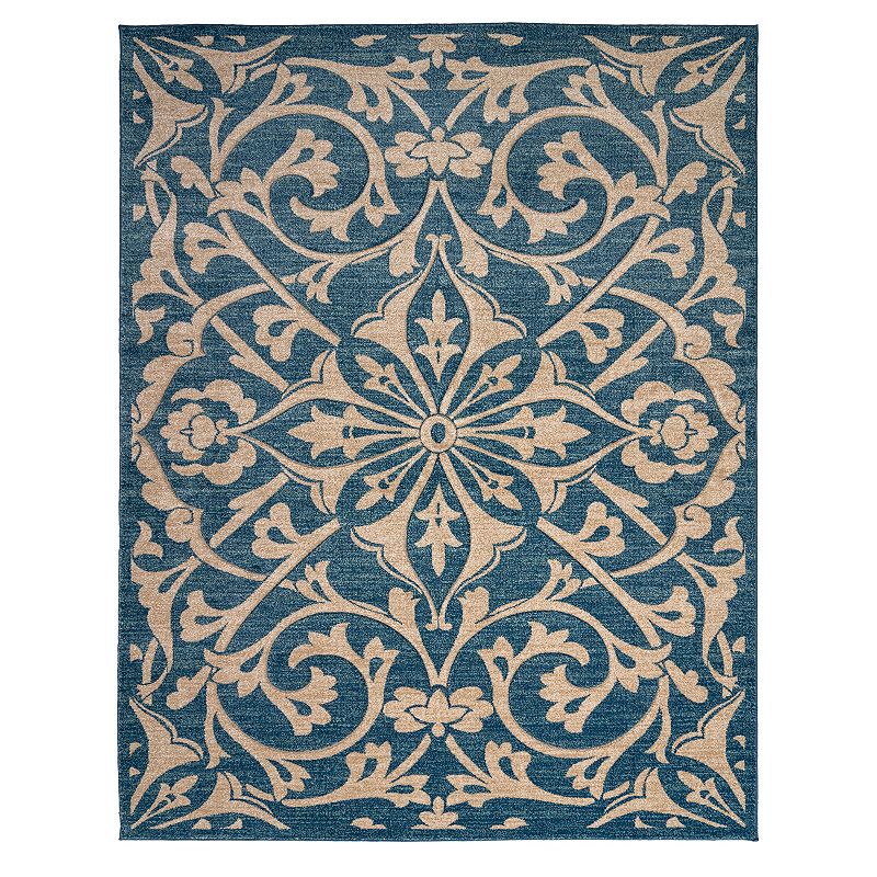 Avenue 33 Bravo Waite Blue Area Rug, 8X10 Ft