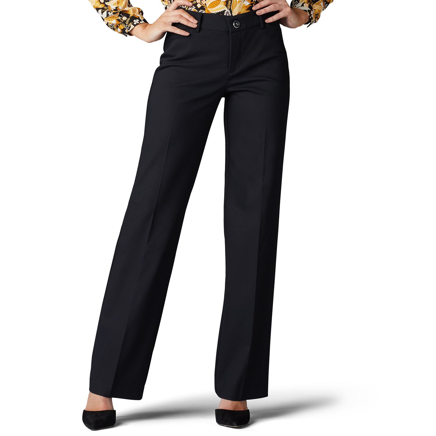 lee black pants womens