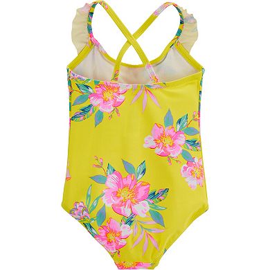 Baby Girl OshKosh B'gosh® Ruffle Floral One-Piece Swimsuit