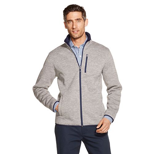 Men's IZOD Sportswear Knit Sherpa-Lined Jacket