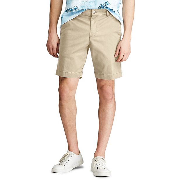 Men s Chaps Coastland Wash Stretch Flat Front Shorts