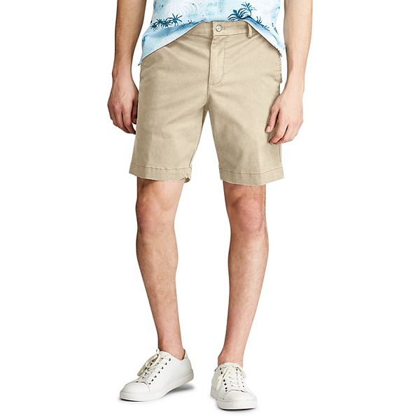 Men's Chaps Coastland Wash Stretch Flat-Front Shorts