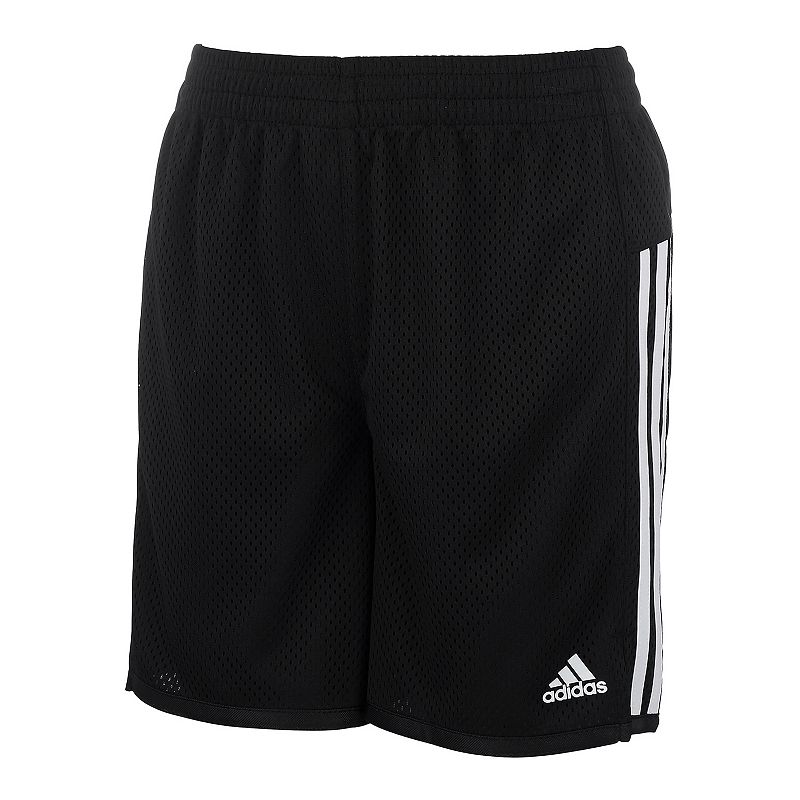 Girls 7-16 adidas Mesh Shorts, Girls, Size: Small PLUS, Black