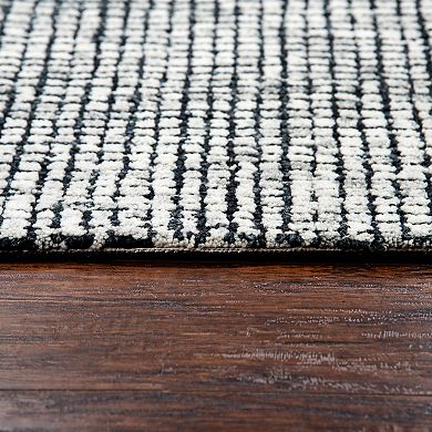 Rizzy Home Michelle Talbot Black & White Rug
