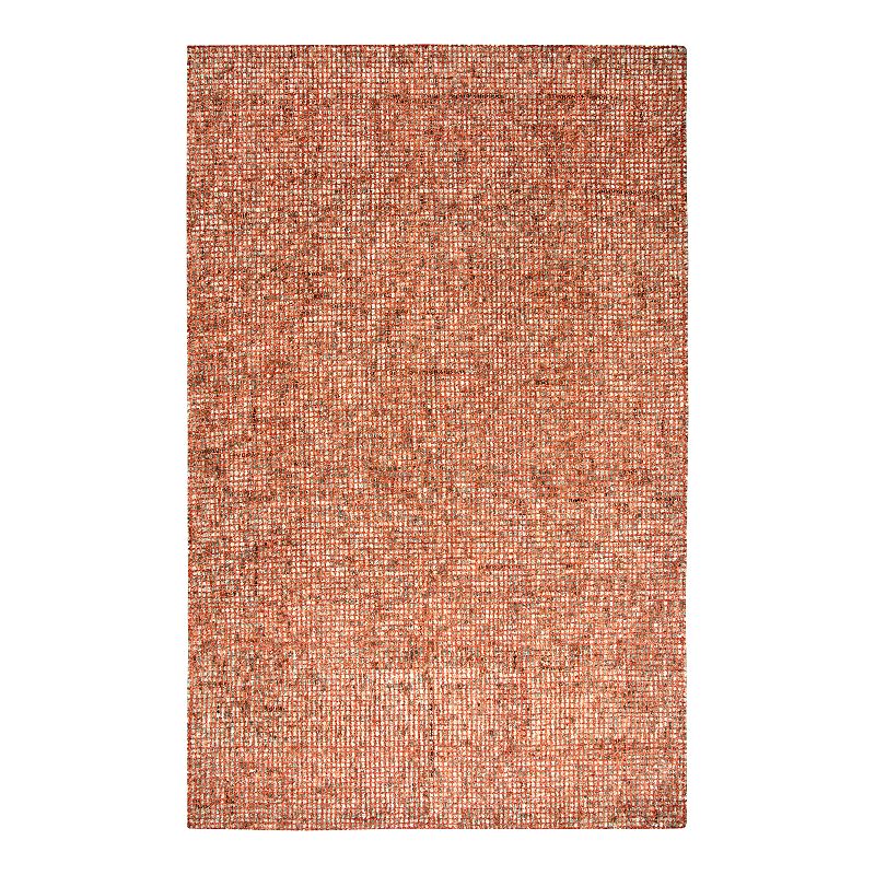 Rizzy Home Mary Talbot Red & White Rug, 3X5 Ft