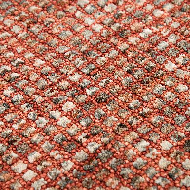 Rizzy Home Mary Talbot Red & White Rug