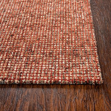 Rizzy Home Mary Talbot Red & White Rug