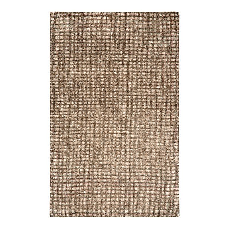 Rizzy Home Angela Talbot Brown & White Rug, 3X5 Ft