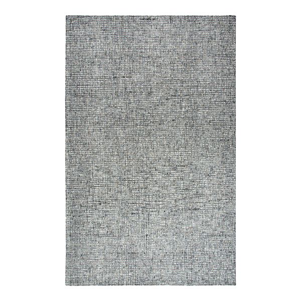 Rizzy Home Tammy Talbot Dark Gray & White Rug