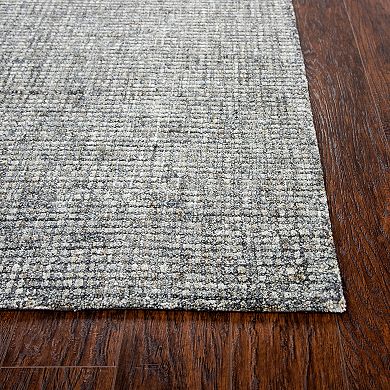 Rizzy Home Tammy Talbot Dark Gray & White Rug
