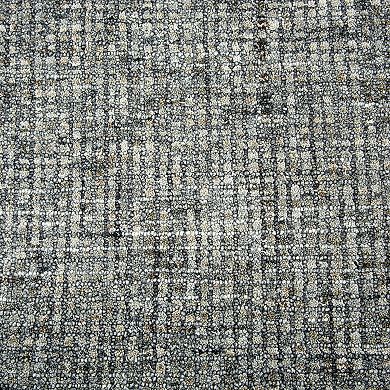 Rizzy Home Tammy Talbot Dark Gray & White Rug