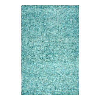 Rizzy Home Melissa Talbot Teal & White Rug